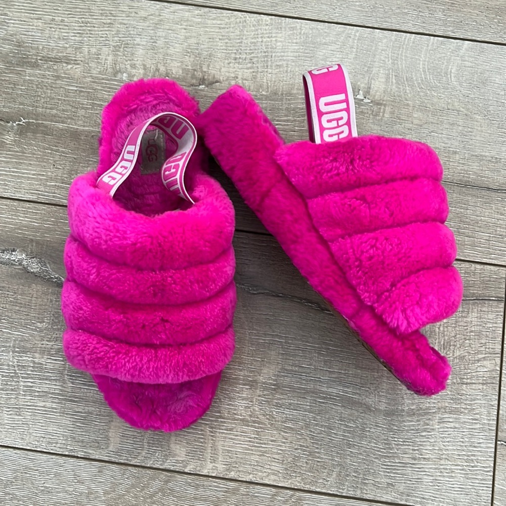 UGG Hot Pink Slippers